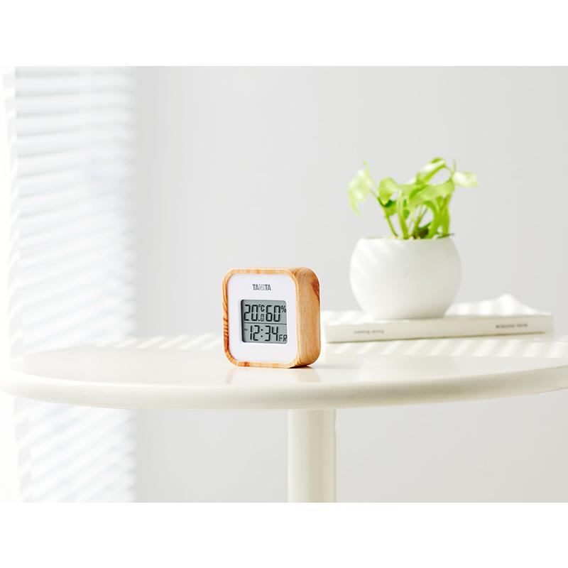 TANITA タニタ デジタル温湿度計 ナチュラルTT-571-NA 温度 湿度