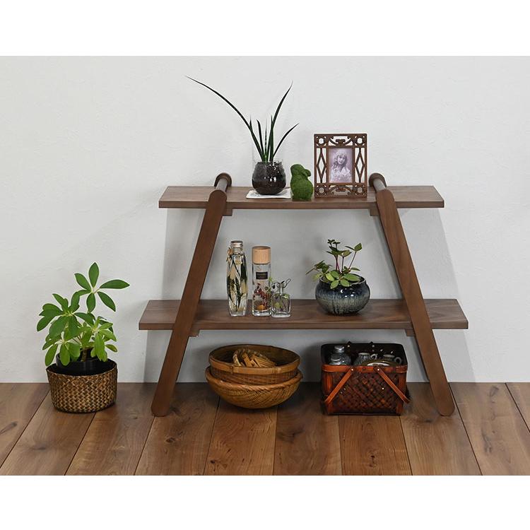 オープンラック2段 幅72cm 奥行27cm 高さ55cm 簡単組立て 工具不要