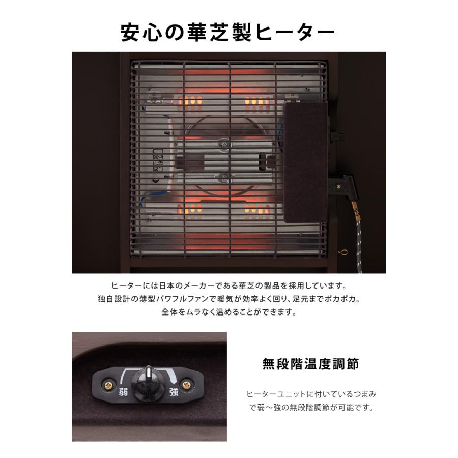 パーソナルコタツ2点セット 70x50 パーソナルこたつ 2点セット こたつデスク こたつ布団 75×50cm 500W