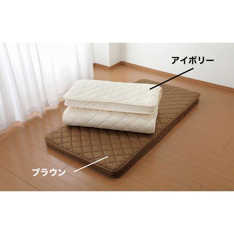 日本製 ボリューム4層構造敷布団 ダブル 防ダニ・抗菌防臭加工