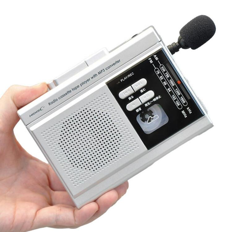 小型ラジカセ AMFMラジオ ワイドFM 録音機能 カセットテープ マイクロ