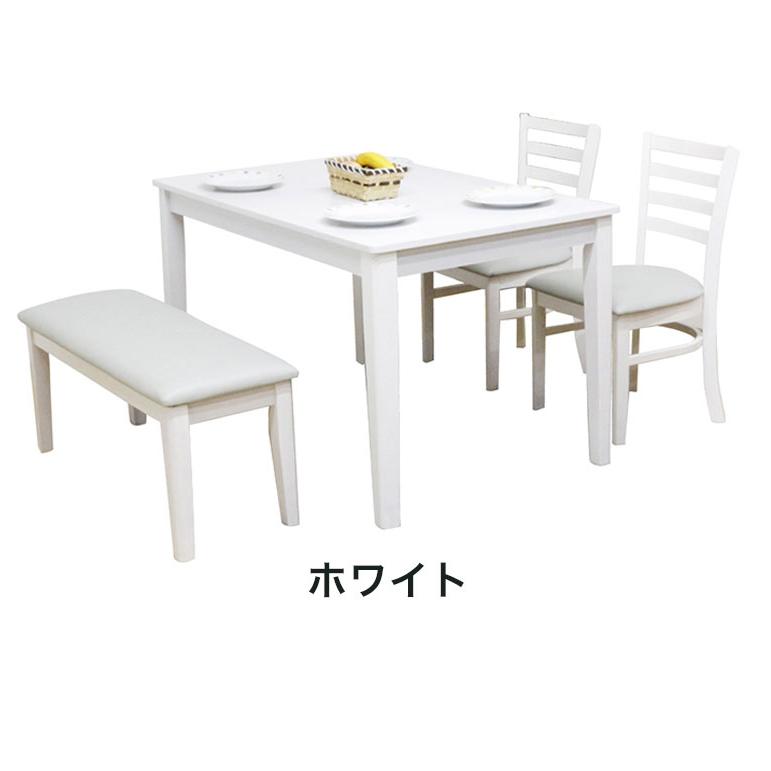 ダイニングセット 4点セット 円卓 幅120cm ダイニングテーブル ダイニングチェア PVC アジャスター付き ナチュラル ブラウン ホワイト おしゃれ 代引不可_8