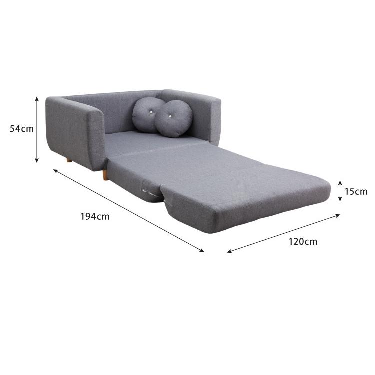 ソファーベッド 3way 2人掛け 肘付き 折りたたみ ソファベッド ロー
