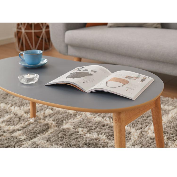 リコメン堂 センターテーブル 折りたたみ ビーンズ型センター