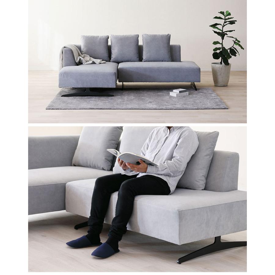 ASIENTO カウチソファ スツール セット ソファ 開梱設置無料 右 ひじ掛け ローソファー コーナーソファー 北欧 リビング インテリア 代引不可 | ブランド登録なし | 08