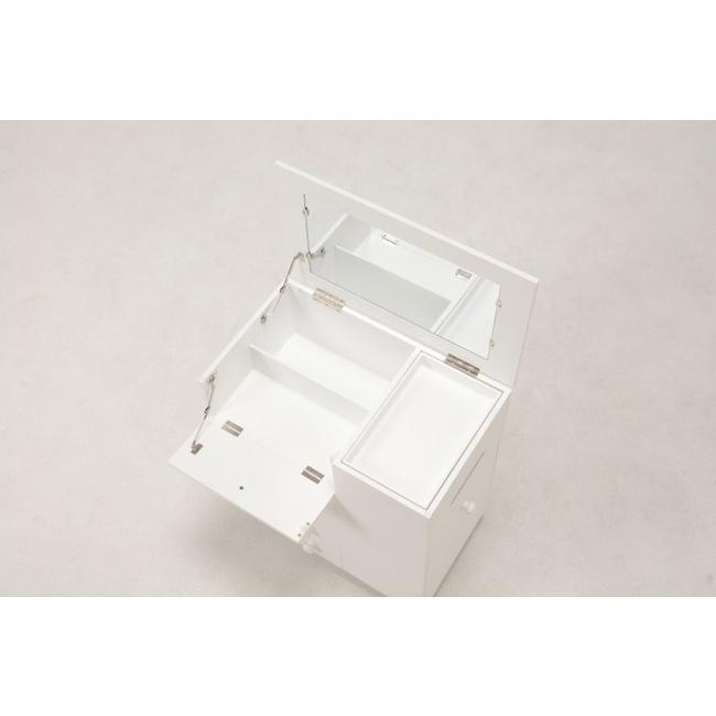 コスメワゴン 幅45cm 大容量 キャスター付 ティッシュケース