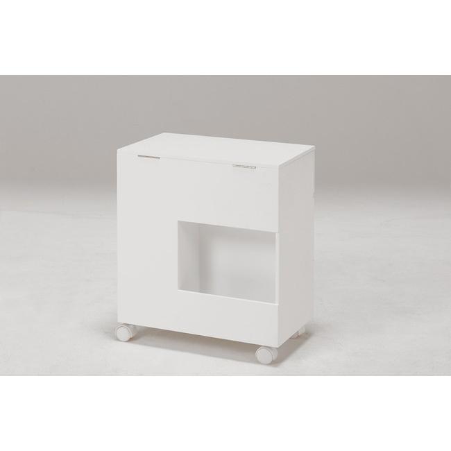 コスメワゴン 幅45cm 大容量 キャスター付 ティッシュケース