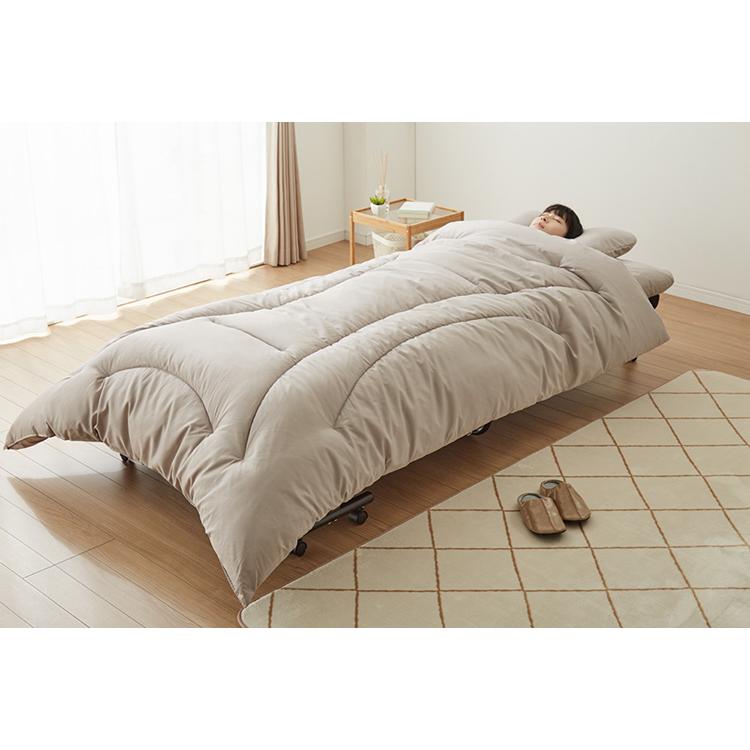 布団セット セミシングル 5点セット 折りたたみベッド対応 抗菌防臭