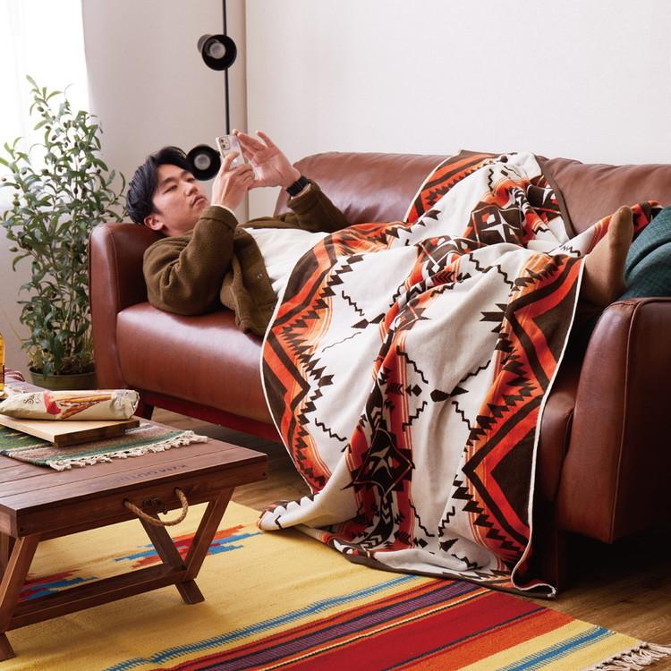 綿100% タオルブランケット 100×178cm アウトドア ビーチタオル 多機能