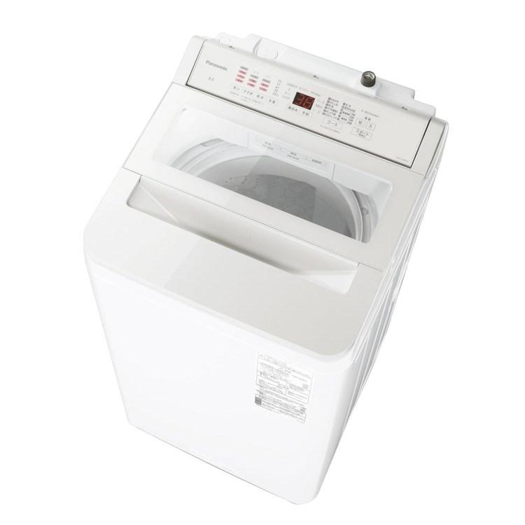 パナソニック 縦型全自動洗濯機 Panasonic NA-FA8H3-W 8kg 上開き スゴ