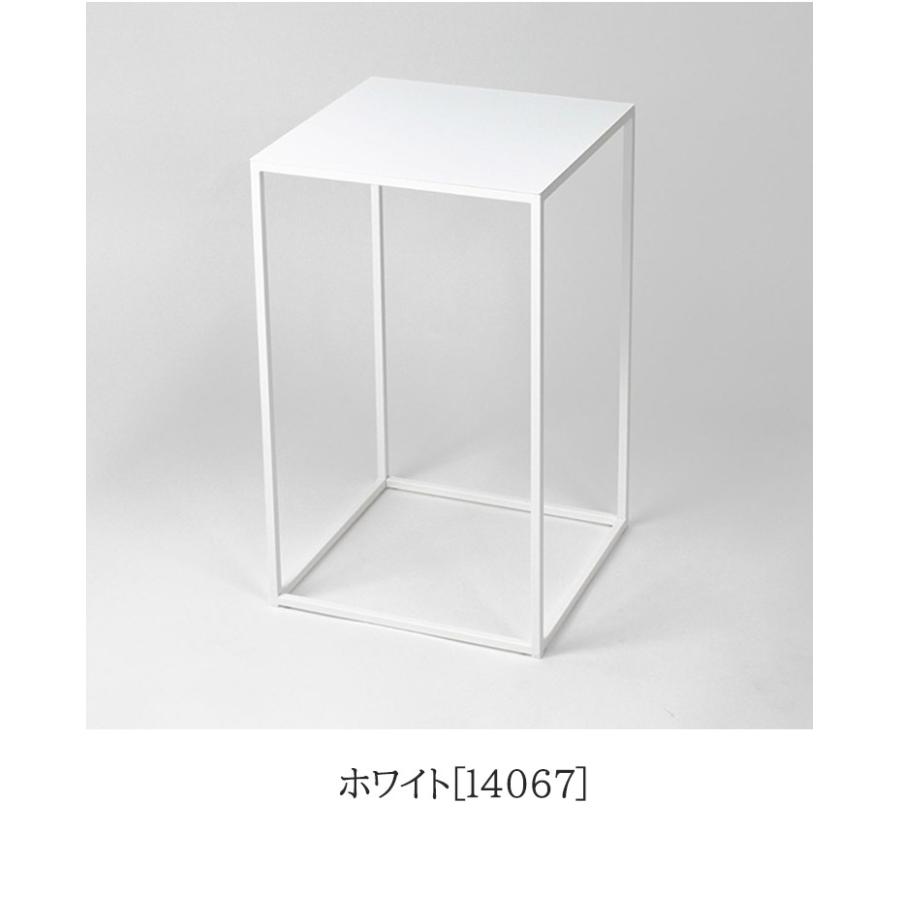 日本製 燕三条 完成品 サイドテーブル 四角型 27.4×27.4 高さ44.7cm