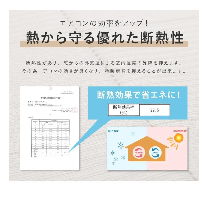 間仕切りカーテン 幅100cm リングランナー 11個入りセット パタパタ 遮熱 保温 遮像 UVカット つっぱり式 カーテン｜rcmdin｜13