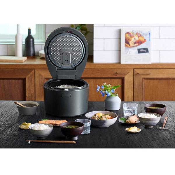 アイリスオーヤマ IHジャー炊飯器 3合 RC-IL30 ホワイト ブラック