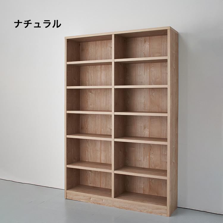 本棚3列4段大容量組立タイプ幅118×奥行き28×高さ122cm 本棚 大容量 日本製 幅118 奥行30 高さ180cm 稼働棚 3cmピッチ調整 耐