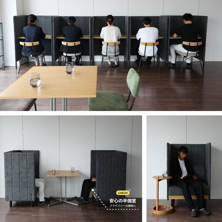 ブースデスク パーソナルデスク 幅88 奥行65.5 高さ123.5cm パソコン