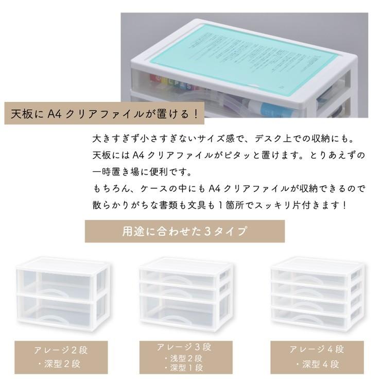収納ケース カラーボックスにピタッと収まる アレージ3段 サイズ収納 プラスチックケース レターケース 引き出し クリア 透明 代引不可 Il リコメン堂インテリア館 通販 Yahoo ショッピング
