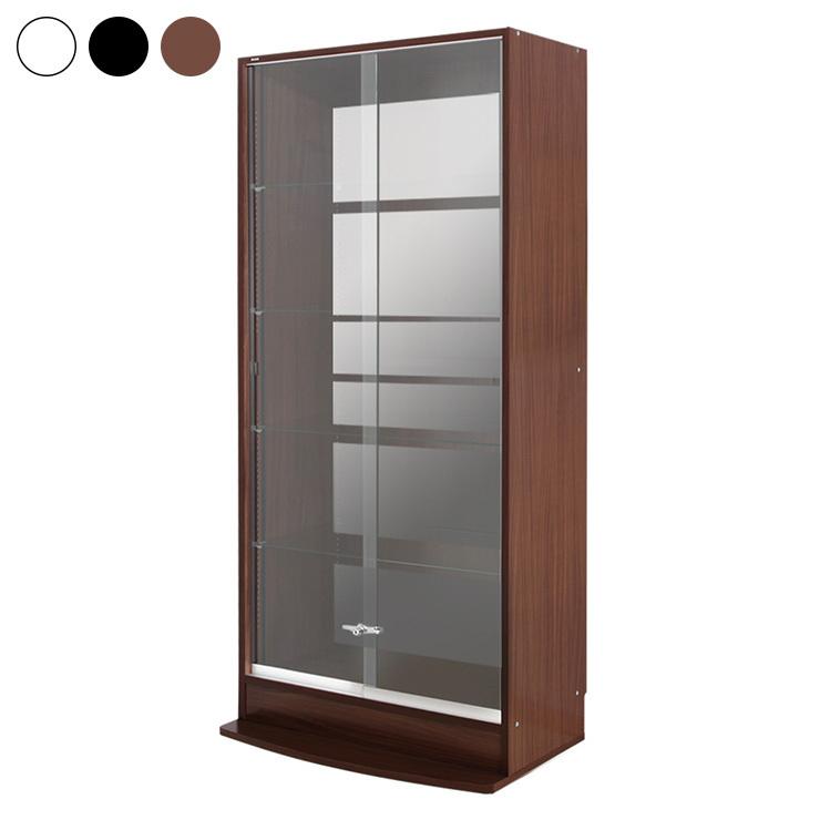 コレクションラック 本体+ミラーセット 幅83.1cm 奥行き38.5cm 高さ