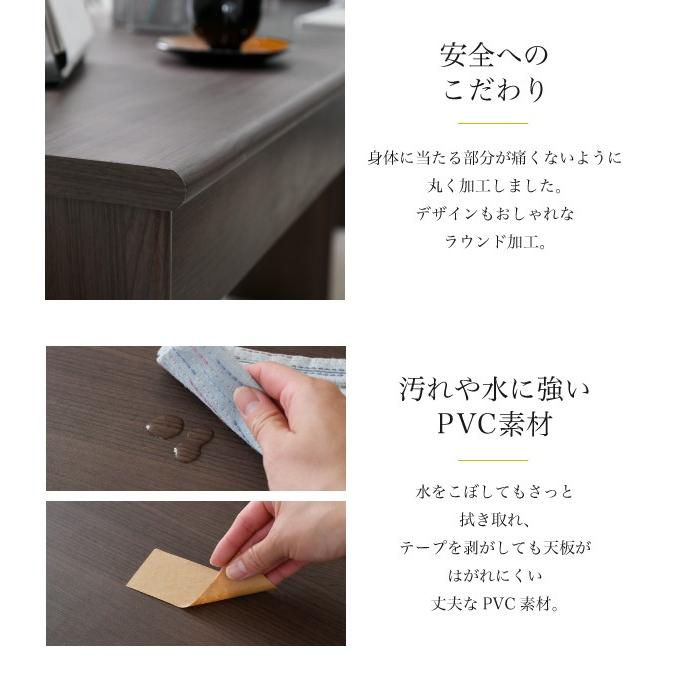 オフィスデスク 同価格で選べる4サイズ ワイドデスク200cm 奥行 50