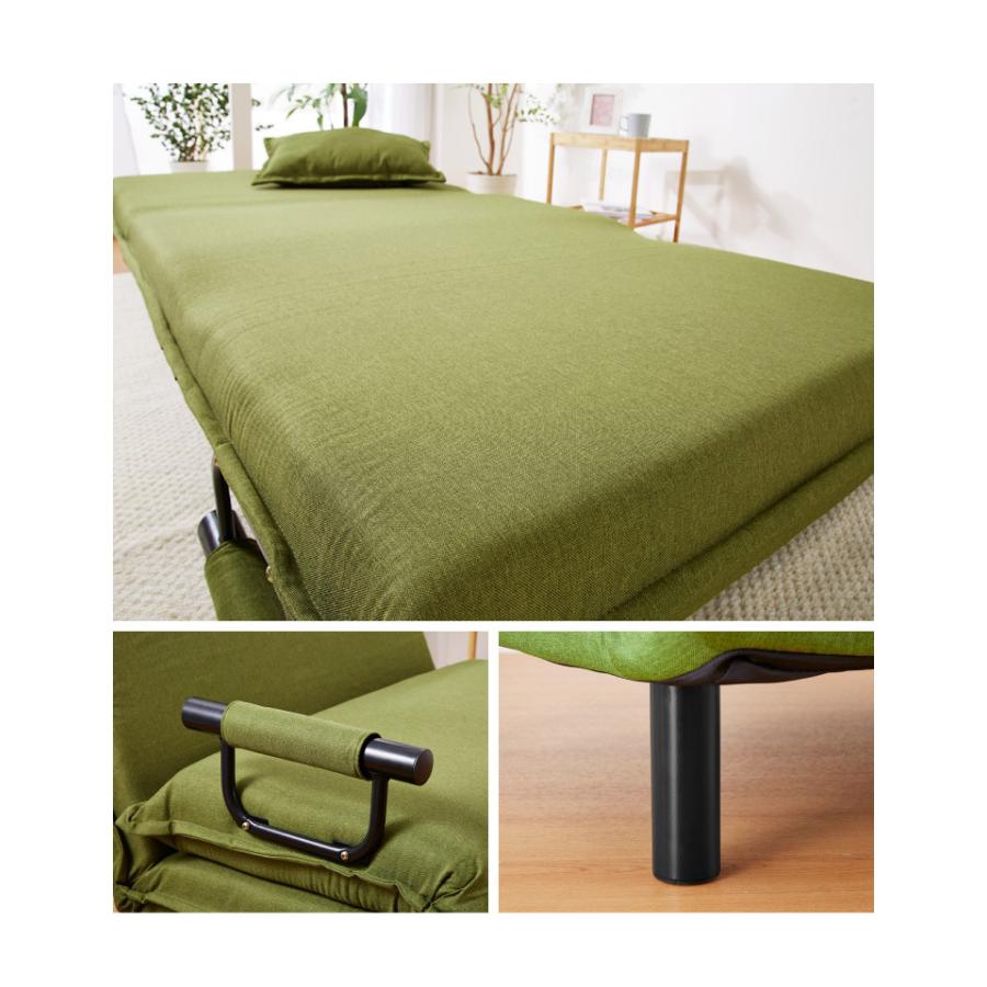 ３Ｗａｙソファーベッド幅55 コンパクト リクライニング ローソファ（732） 3WAYソファベッド 幅103cm 折りたたみ ソファーベッド ロー