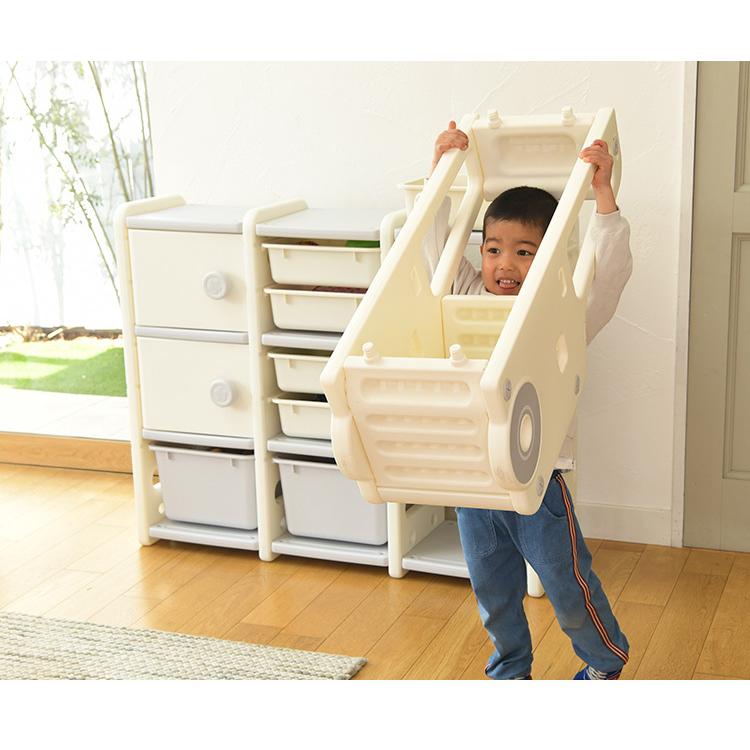 トラック型 おもちゃ収納 大 大容量 棚 おもちゃ ボックス おもちゃ