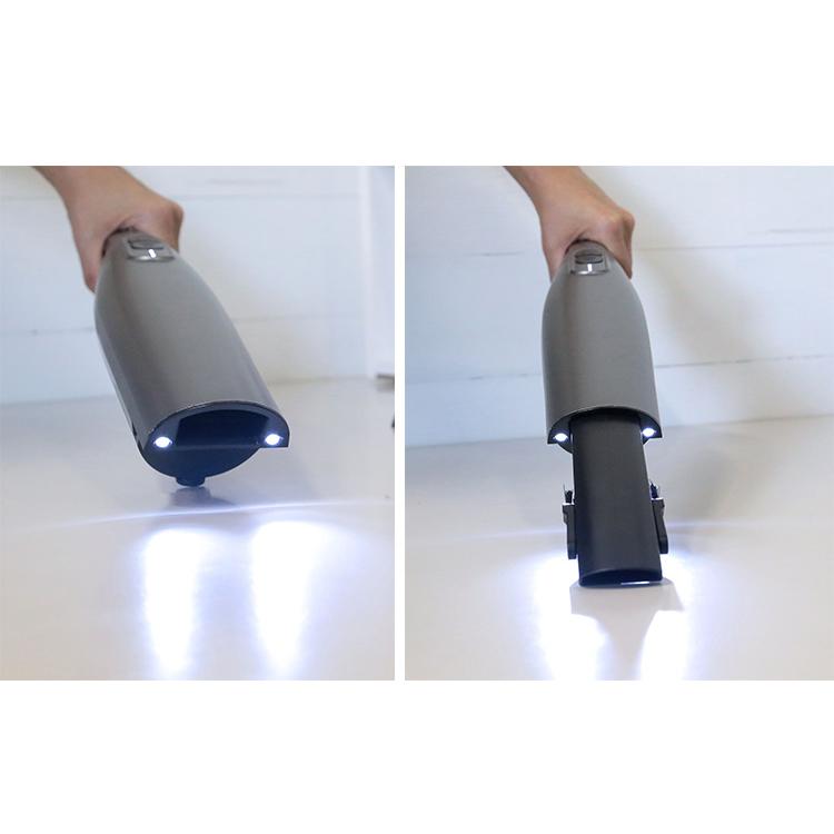 掃除機 コードレスLEDライト付き65Kpa強力吸引収納充電スタンド　軽量 軽量650g スティッククリーナー コードレス 充電式 スタンド付き LED