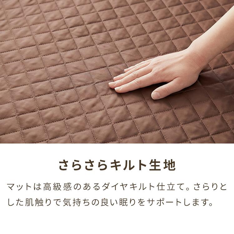 折りたたみベッド シングル キャスター付き 14段階リクライニング