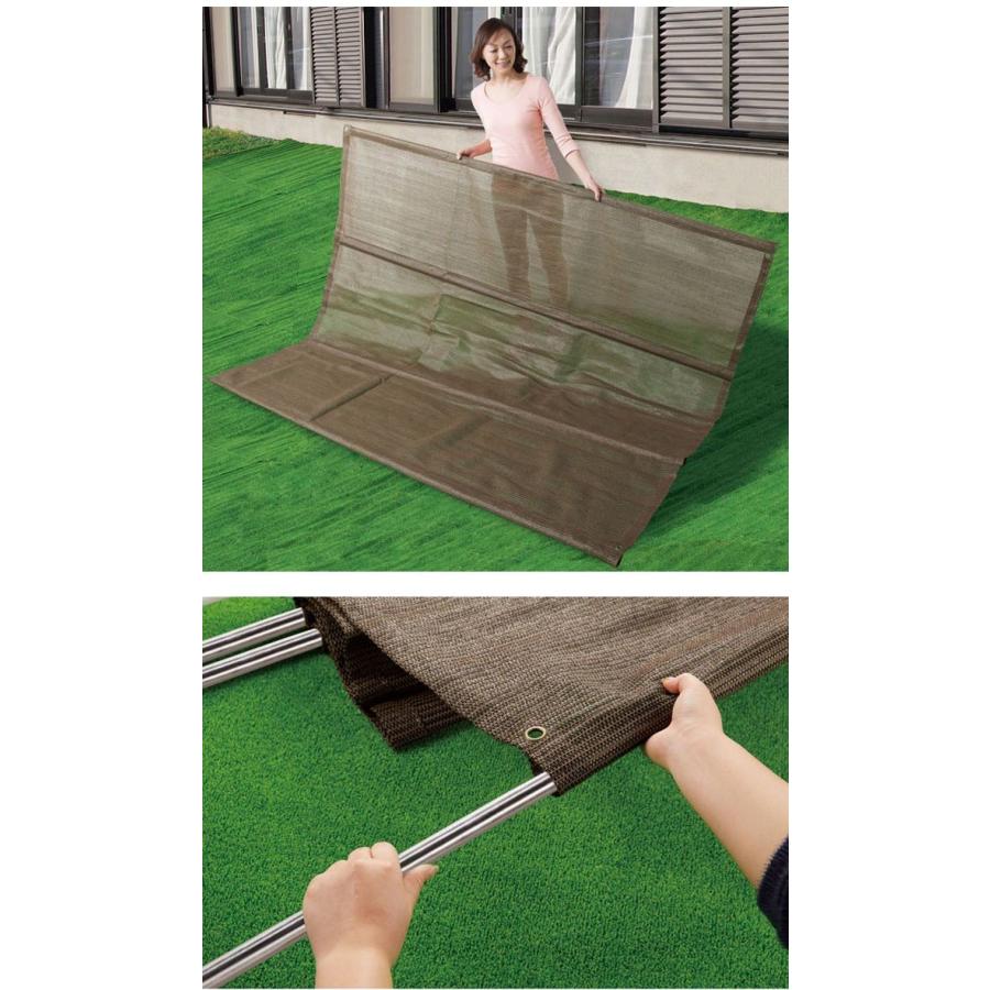 日よけ UVカットたてす 幅3m 洋風たてす サンシェード オーニング