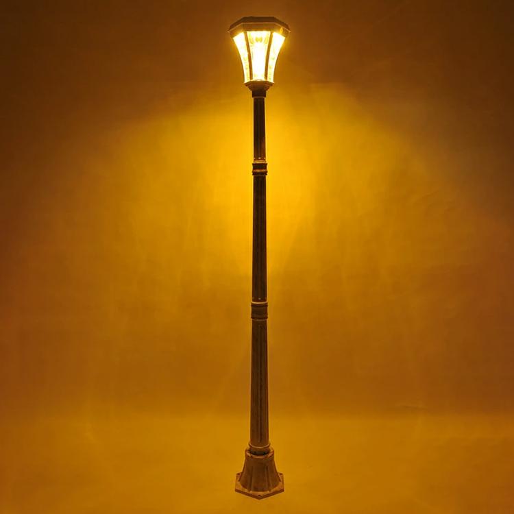 ソーラー（ヤマギワ） ヨーロピアンソーラー LED街灯 ガーデンライト