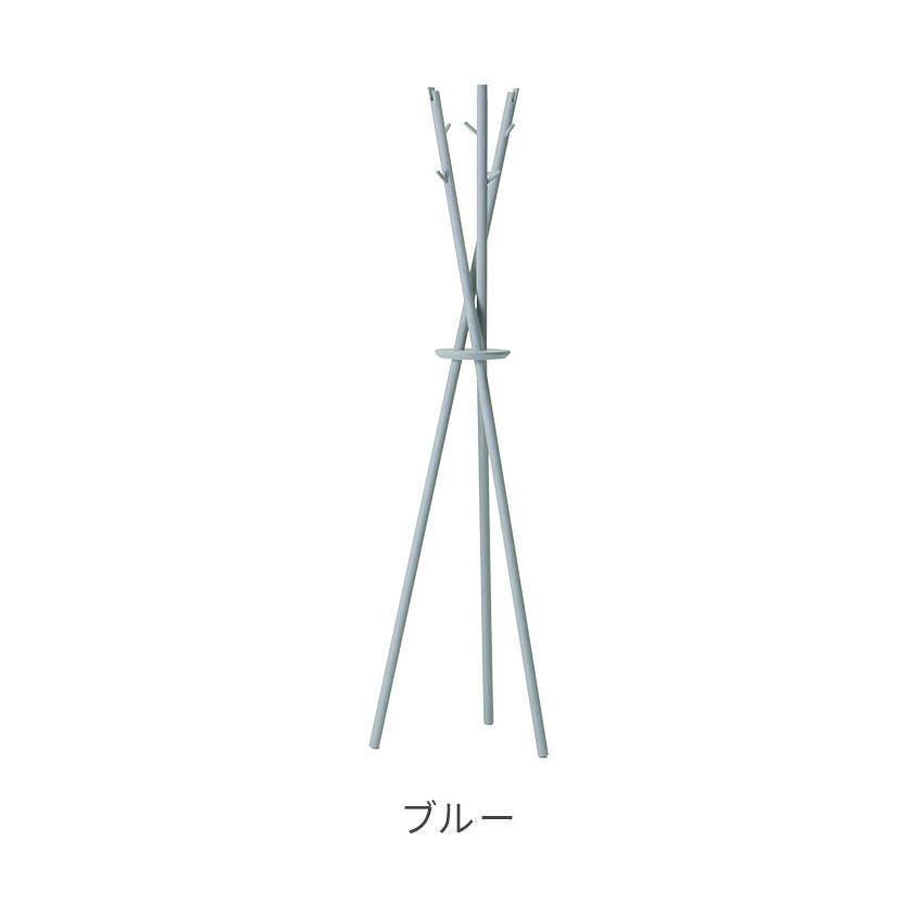 日本製 コートスタンド 北海道産 タモ材 スタンドハンガー 衣類掛け 衣服収納 フック エナメル塗装 木製 木目調 木目 無垢材 旭川家具 幅46cm 代引不可_4
