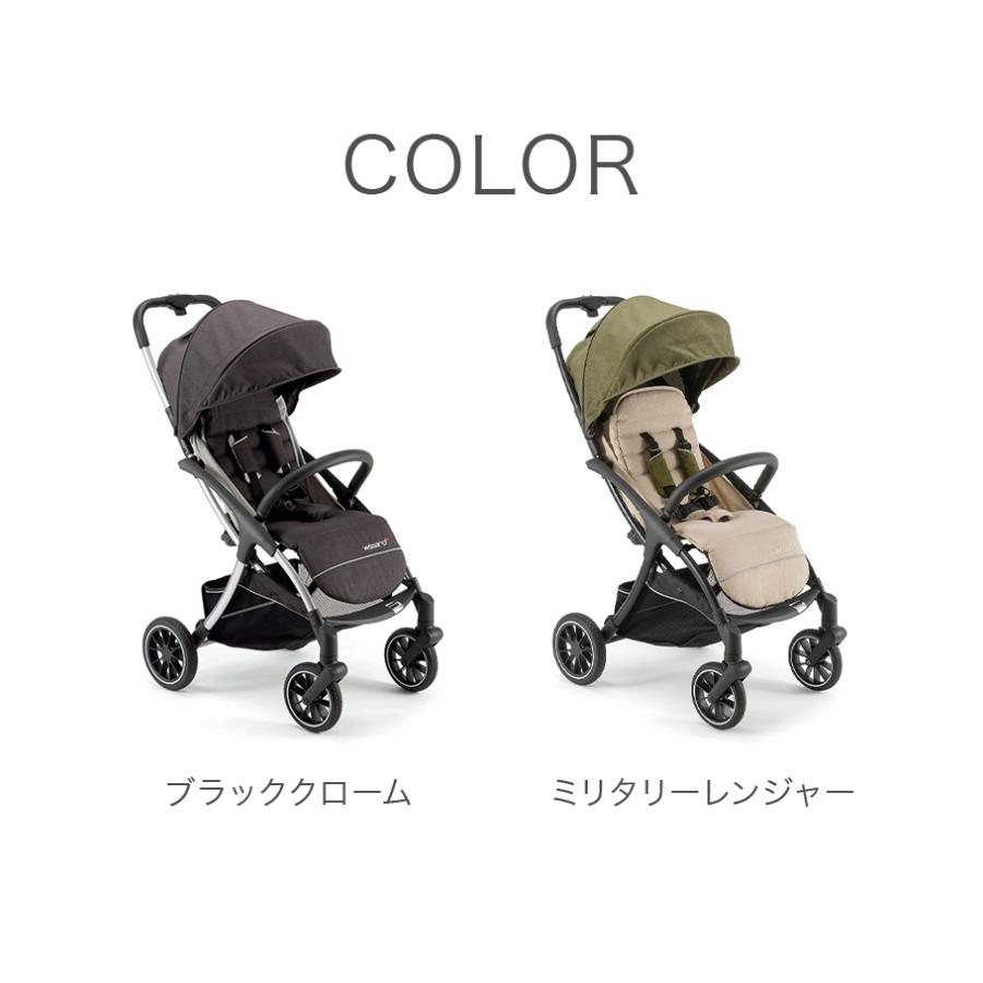 【公式】 ベビーカー Pali パーリ WIZAED ウィザード 正規販売店 2年保証 A型ベビーカー 片手で折りたたみ オートクローズストローラー コンパクト 代引不可 【PET7938350649】(28600円)