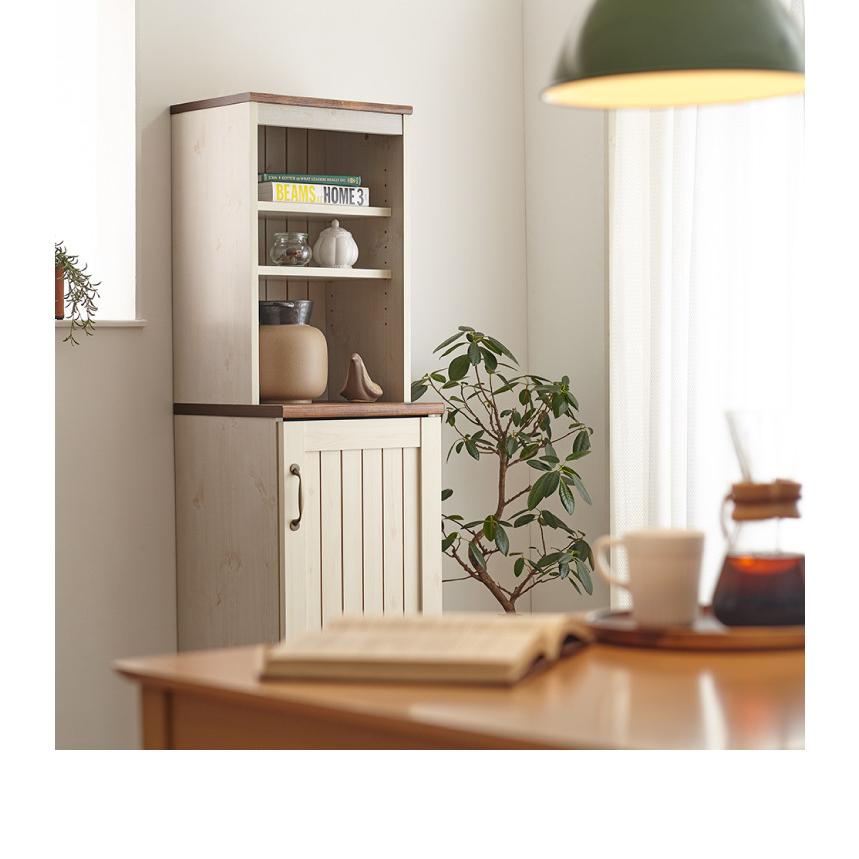 カントリー キャビネット 幅40cm かわいい アンティーク レトロ風