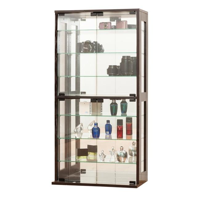 【幅60cm×奥行35cm×高さ110cm】コレクションケース　ホワイト 幅60cm×奥行35cm×高さ110cm】コレクションケース ホワイト 幅60cm×奥行