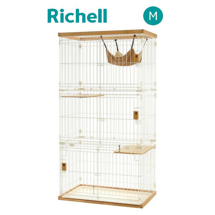 【最終】 リッチェル 木製お掃除簡単キャットサークル M 猫用 ペットサークル ケージ キャットケージ 猫ケージ ネコ 【S2864880478】(16764円)