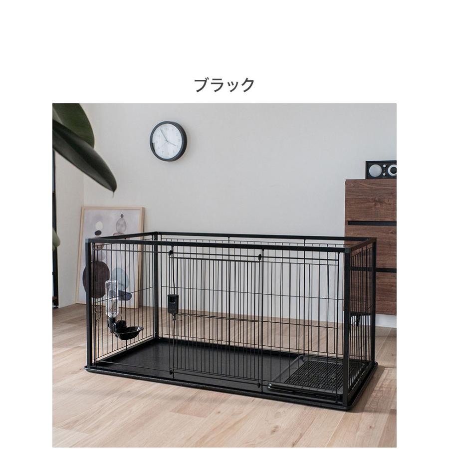 リッチェル 犬用 サークル ケージ 120×60cm 高さ60cm シンプル インテリアペットサークル 120-60 大型 大きい 犬用サークル ゲージ ペットケージの画像
