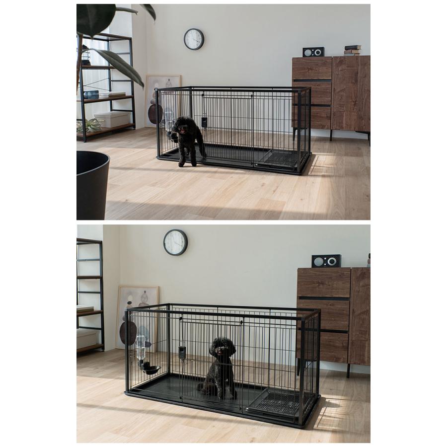 リッチェル 犬用 サークル ケージ 120×60cm 高さ60cm シンプル インテリアペットサークル 120-60 大型 大きい 犬用サークル ゲージ ペットケージの画像