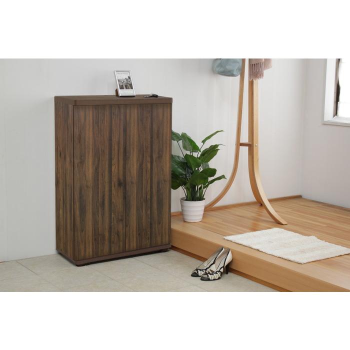 シューズボックス 木製扉 下駄箱 幅60cm シューズラック 靴箱 玄関収納