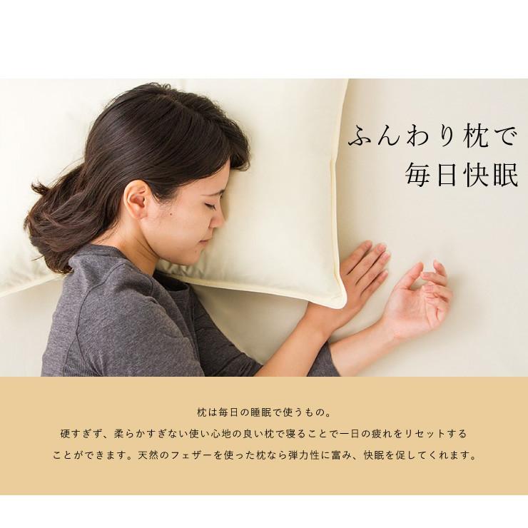 EEK47 未使用 フェザーピロー 63×43cm ピローケース 65×45cm EEK47 未使用 フェザーピロー 63×43cm ピローケース 65×45cm