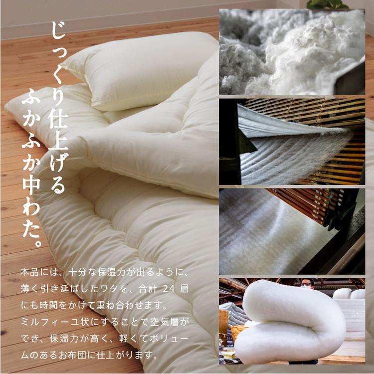 固綿入り 洗える 敷布団 セミダブルロング 日本製 国産 敷き布団 敷き