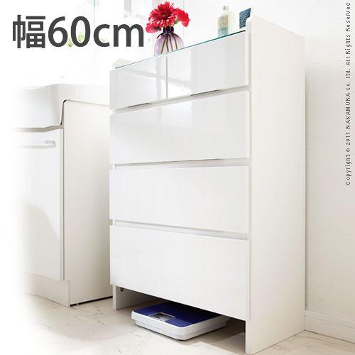 鏡面サニタリーチェスト Crale クレール 幅60cm 完成品 チェスト 洗面所 収納棚 棚 鏡 Mb F リコメン堂インテリア館 通販 Yahoo ショッピング