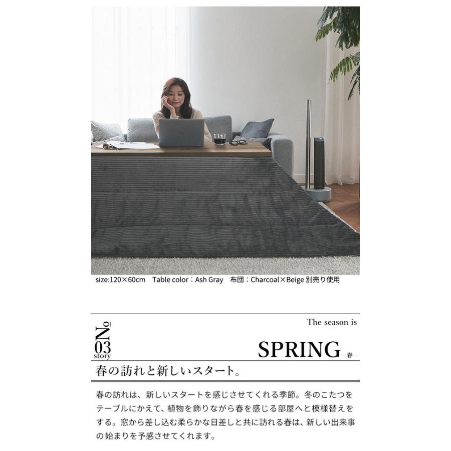 こたつ こたつテーブル ハイタイプ 120×60 テーブル ローテーブル