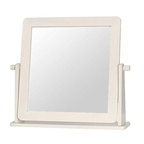 塩川光明堂 卓上ミラー PST-400 WH ホワイト ミラー 鏡 代引不可 | 