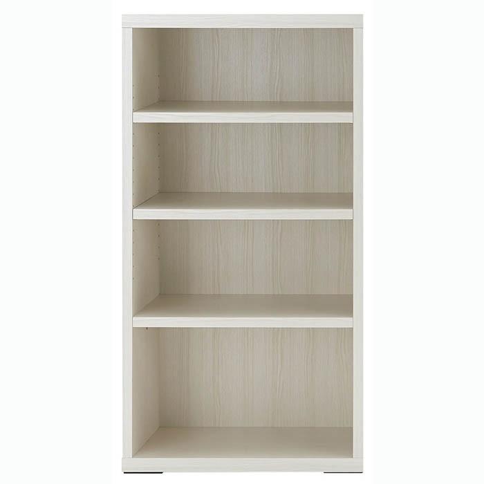 本州・四国は開梱設置無料 フナモコ リビングシェルフ 幅60×高さ113.8cm ホワイトウッド LFS-60 本棚 リビングシェルフ 壁面 収納 代引不可