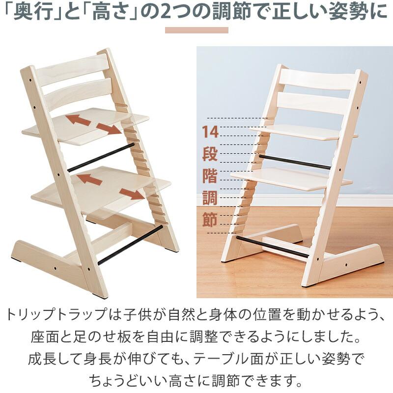 セット販売 トリップトラップ チェア オーク TRIPP TRAPP 子供椅子