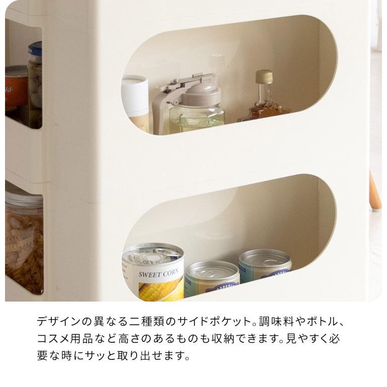 マルチワゴン Pluna プルーナ ハイタイプ キャスター付き四面収納
