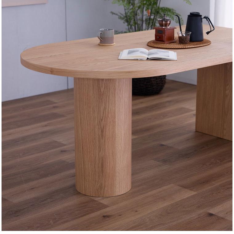 ダイニングセット テーブル 幅210cm ダイニングチェア 4脚セット リビングテーブル 食卓机 木製テーブル 半円形 4人 おしゃれ デザイナーズ 北欧 代引不可 | ブランド登録なし | 01