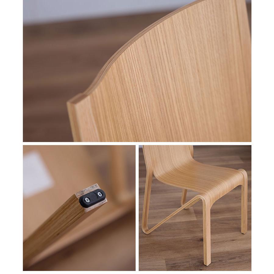 ダイニングセット テーブル 幅210cm ダイニングチェア 4脚セット リビングテーブル 食卓机 木製テーブル 半円形 4人 おしゃれ デザイナーズ 北欧 代引不可 | ブランド登録なし | 06