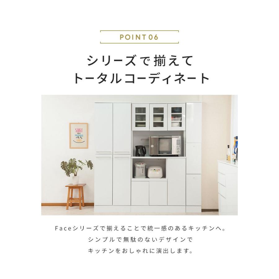 Face ダストボックス 28L 幅25cm スリム 2分割 分別 フラップ式 可動棚
