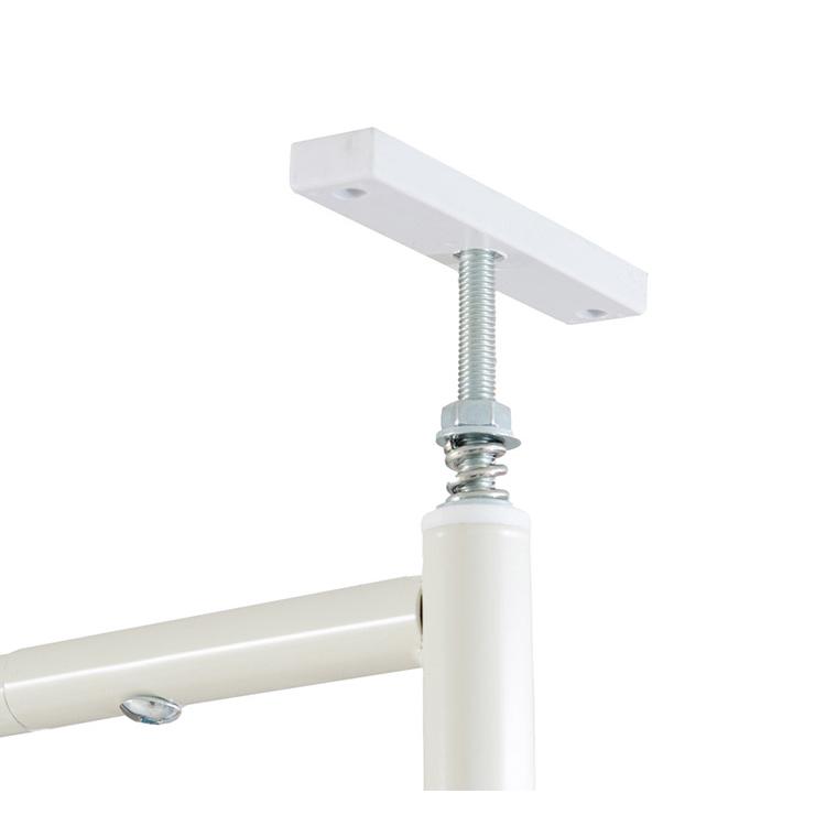 wally 突っ張り間仕切り伸縮カーテン コーナーL型 ベージュ 目隠しカーテン 突っ張りパーティション つっぱりパーテーション 間仕切りカーテン 代引不可_3
