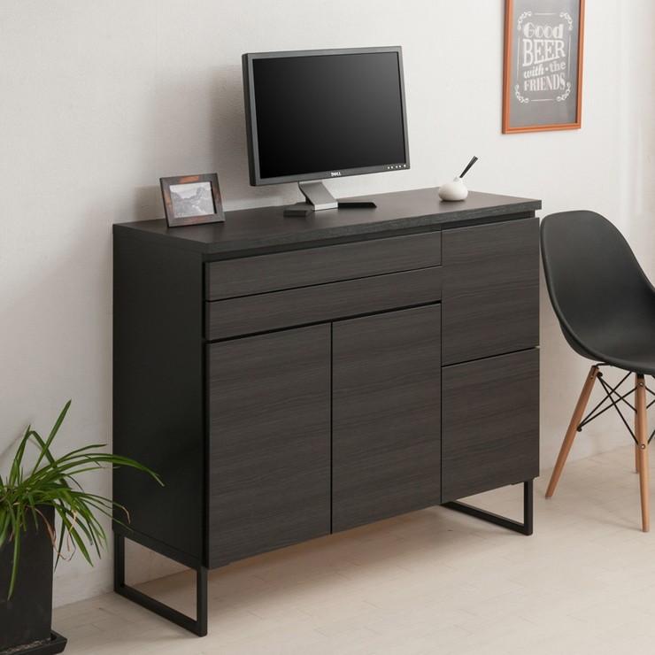 IKEA 木製サイドテーブル チェスト 引き出し棚付き2つセット 幅30-60