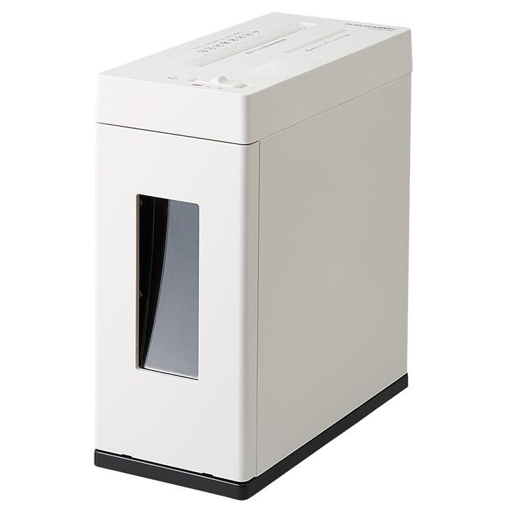 シュレッダー 電動シュレッダー 静音タイプ 電動 家庭用 クロスカット Cd Dvd クレジットカード Es550cdw ホワイト